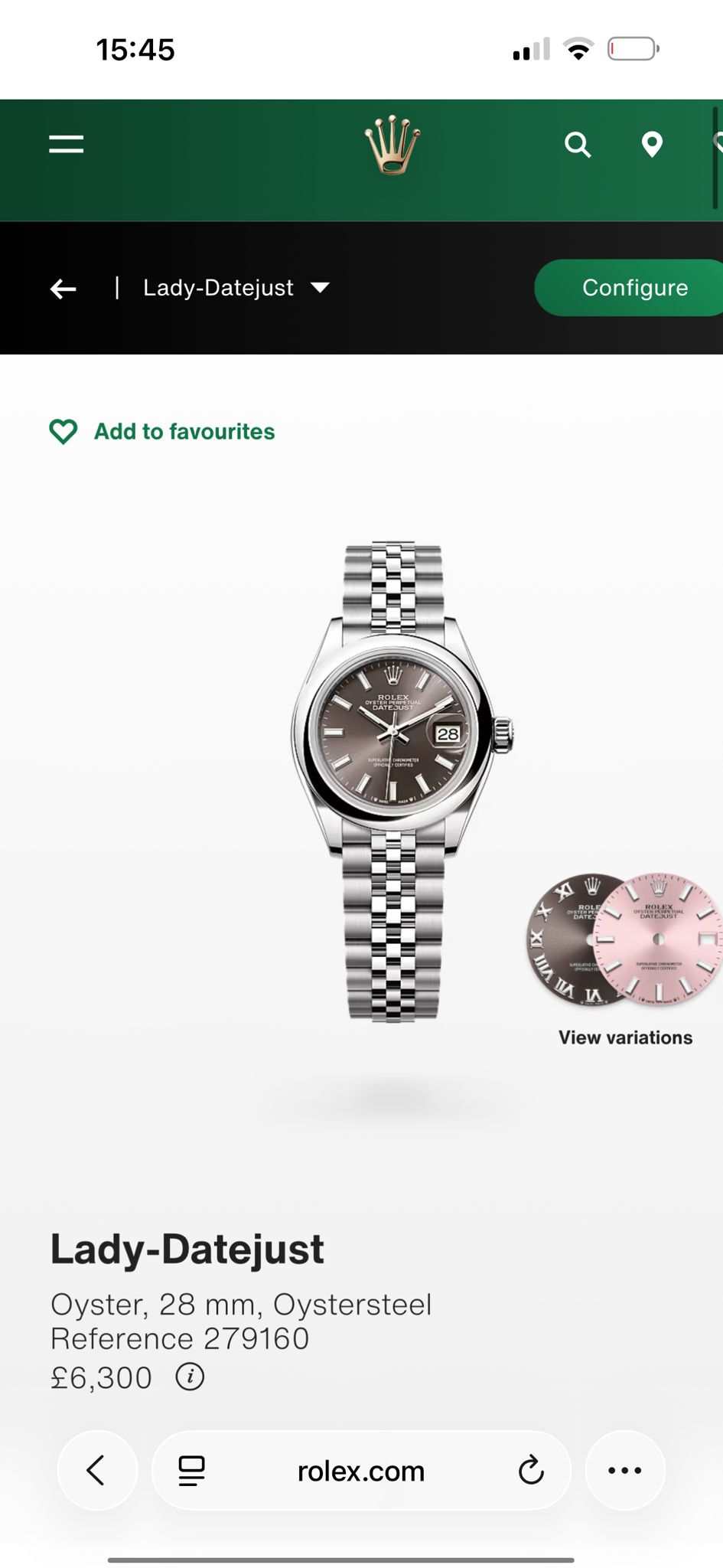 Rolex Lady-Datejust 28mm