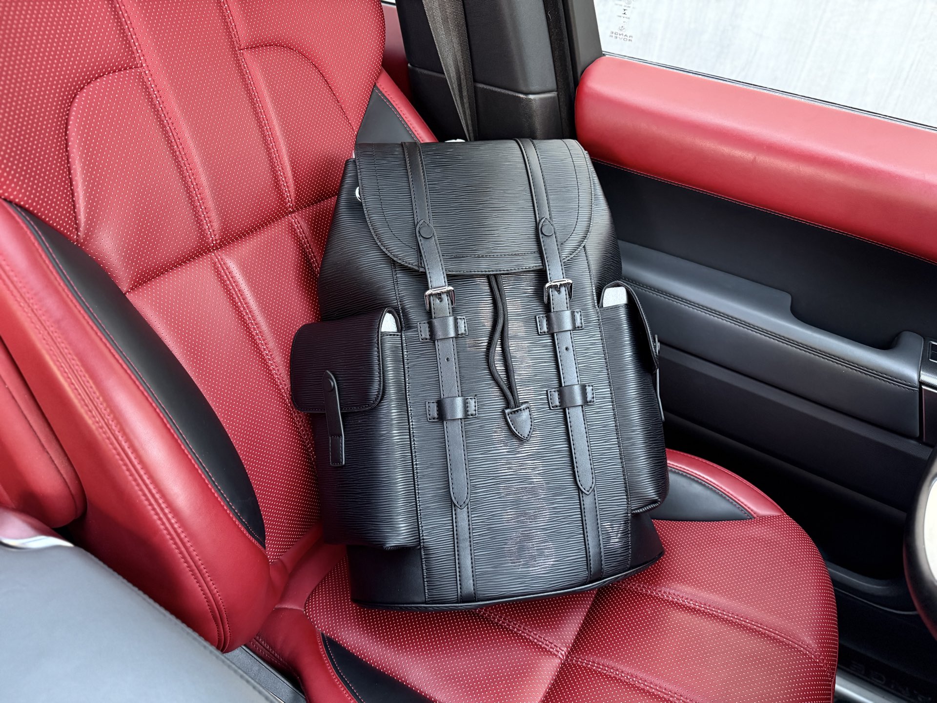 LV X Supreme backpack bag